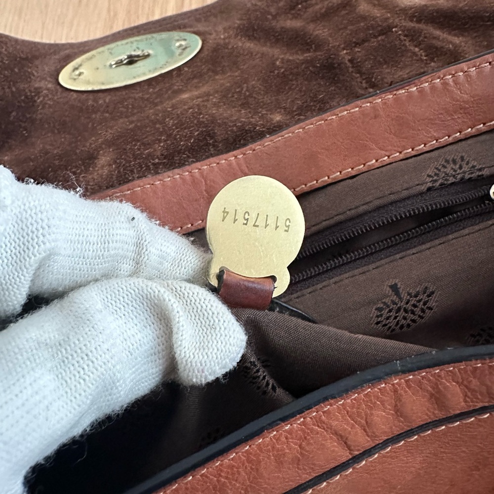 Mulberry Alexa Oak Soft Buffalo Leather Satchel - Picture 10 of 15